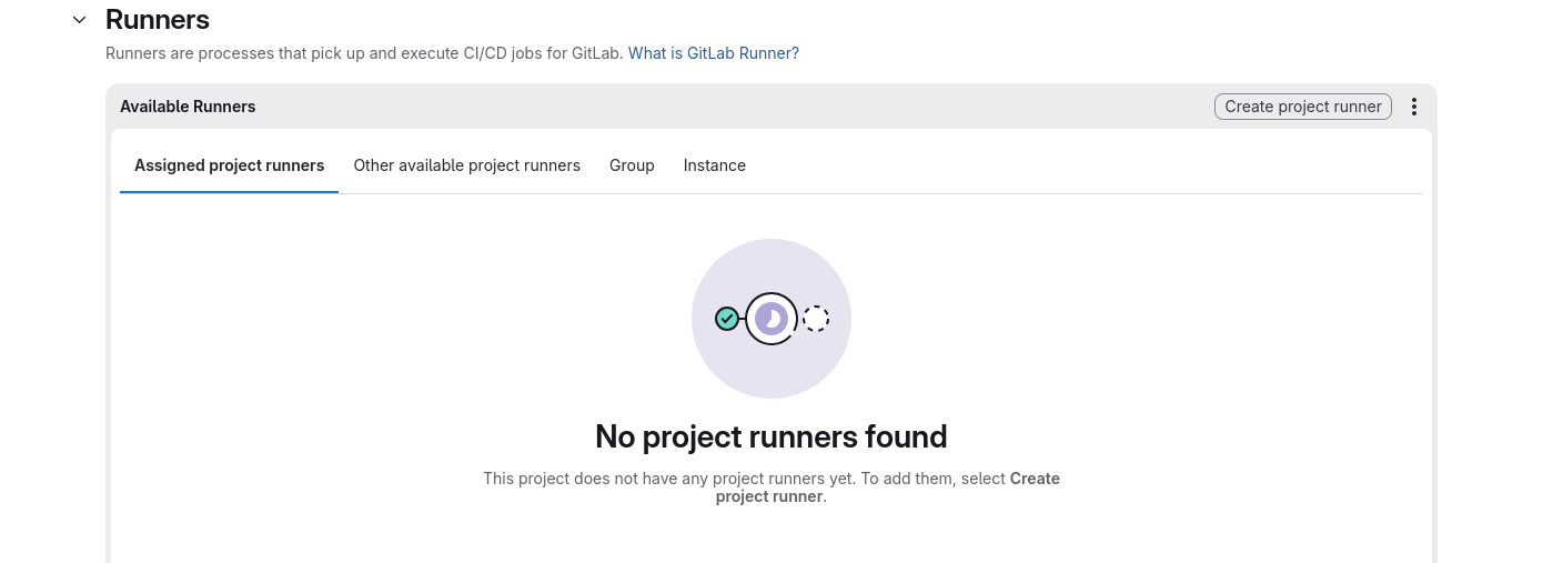 Gitlab Runner select